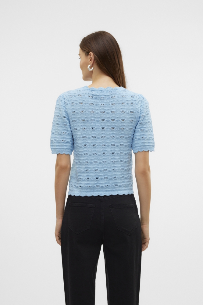VMSHELBY SS O-NECK PULLOVER BOO 10321768 AIRY BLUE